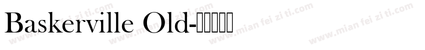 Baskerville Old字体转换